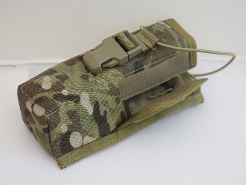 FLYYE MBITR Walkie Talkie Radio MOLLE Pouch SIDE FLAP - MultiCam® / MultiCam® webbing - Image 4