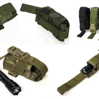 FLYYE Flashlight Torch MOLLE Pouch - A-TACS AU / A-TACS FG