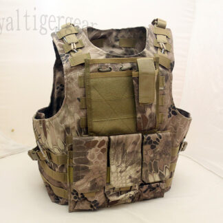 FSBE Full Spectrum Battle Equipment Amphibious Assault Fast Release Vest with pouches - Snake Camo MAD Desert Camo