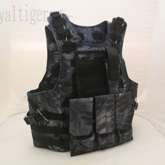 FSBE Full Spectrum Battle Equipment Amphibious Assault Fast Release Vest with pouches -Snake Camo TYP Night Camo