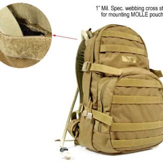 FLYYE HAWG Hydration Water Bladder MOLLE BackPack - A-TACS AU / A-TACS FG