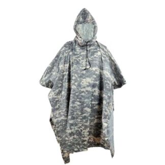 RainCoat Hood Jacket Parka Poncho Tent Waterproof - ACU UCP Universal Camo