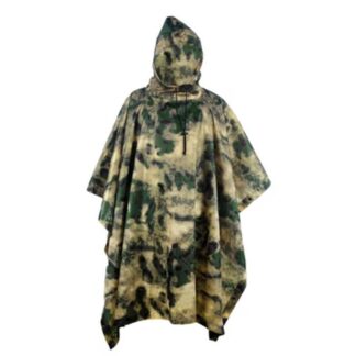 RainCoat Hood Jacket Parka Poncho Tent Waterproof - A-TACS FG