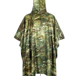 RainCoat Hood Jacket Parka Poncho Tent Waterproof - MultiCam MC Camo