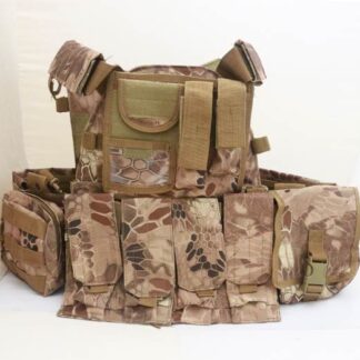 LT6094 Plate Carrier Vest with Pouch - Snake Camo MAD Desert Camo