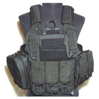 CIRAS Fast Release Armor Vest with pouches - Black