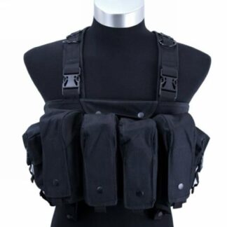 AK Tactical Assault Chest Rig Vest - Black