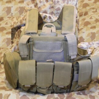 CIRAS Fast Release Armor Vest with pouches - Tan