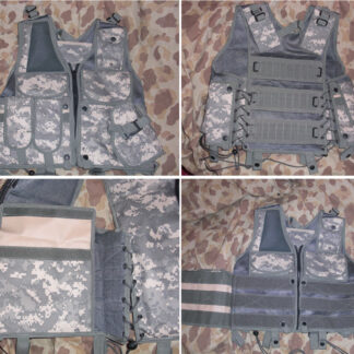 TAC Tactical Vest w/ Holster - UCP Universal Camo