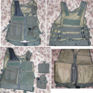 TAC Tactical Vest w/ Holster - OD