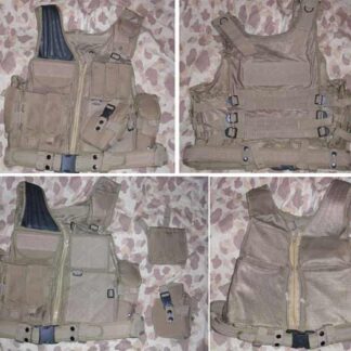 TAC Tactical Vest w/ Holster - Tan