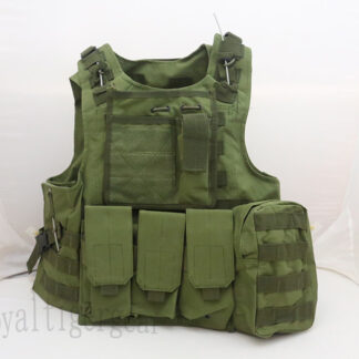 FSBE Full Spectrum Battle Equipment Amphibious Assault Fast Release Vest with pouches - OD