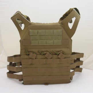JPC Tactical MOLLE Vest Plate Carrier - Brown