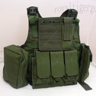 Tactical PC Plate Carrier Vest ver.HG w/ Pouches – OD