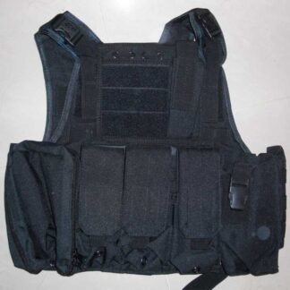 Tactical PC Plate Carrier Vest ver.HG w/ Pouches – Black